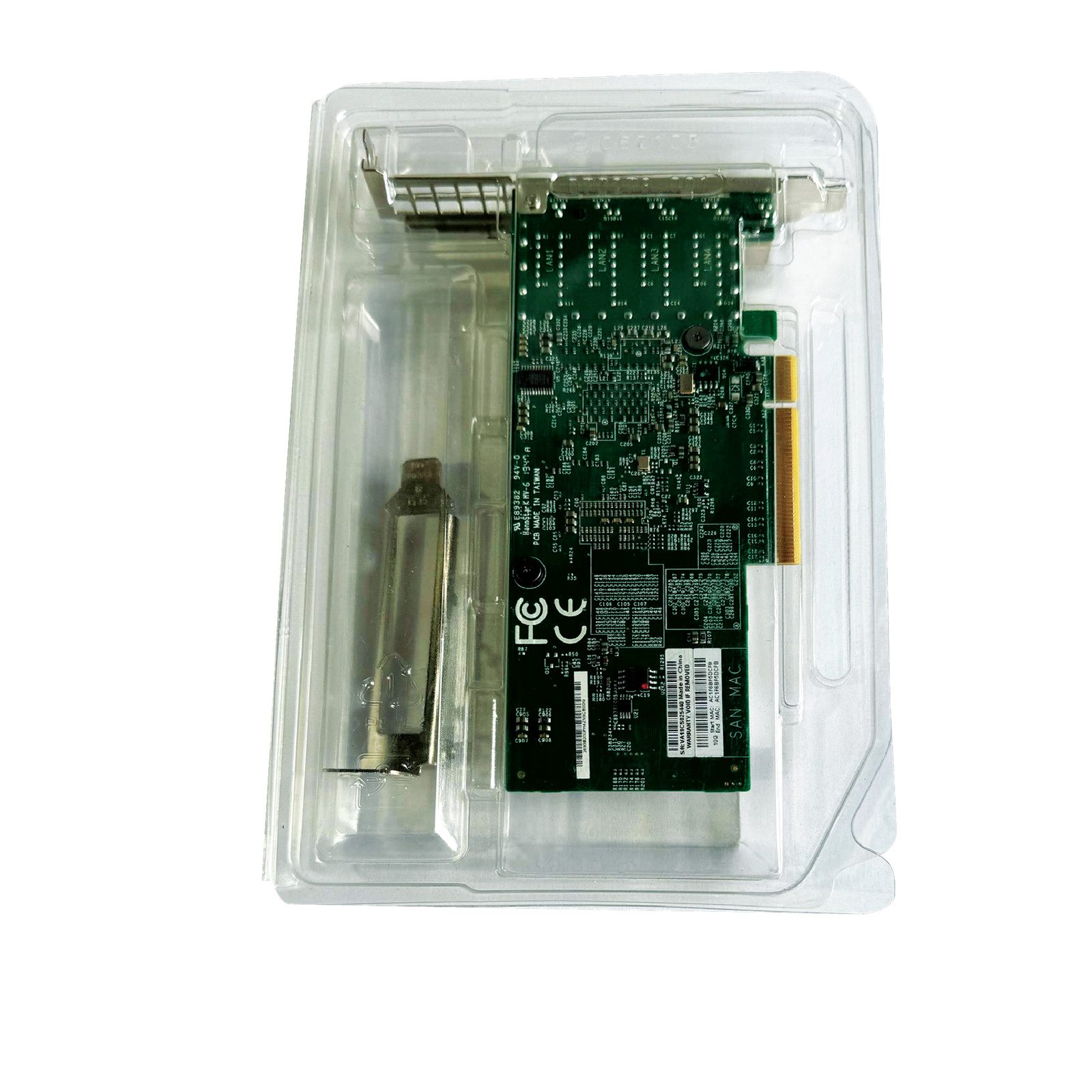 Supermicro AOC-STG-I4T 10GB RJ45 Quad Port PCIe x8 Server NIC Both Bracket