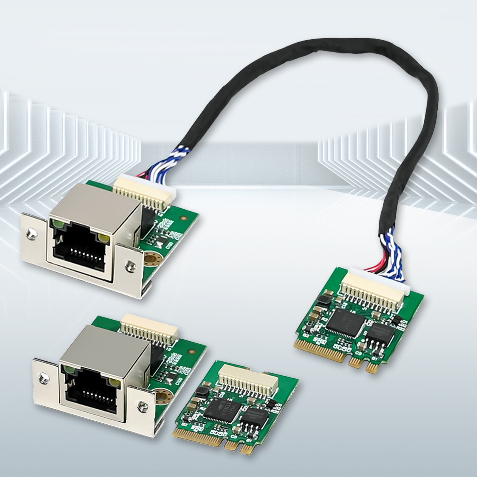 M.2 A+E 2.5GbE Intel I225-V Ethernet NIC Card Multi-Gig 2.5G/1G/100M NGFF 2230