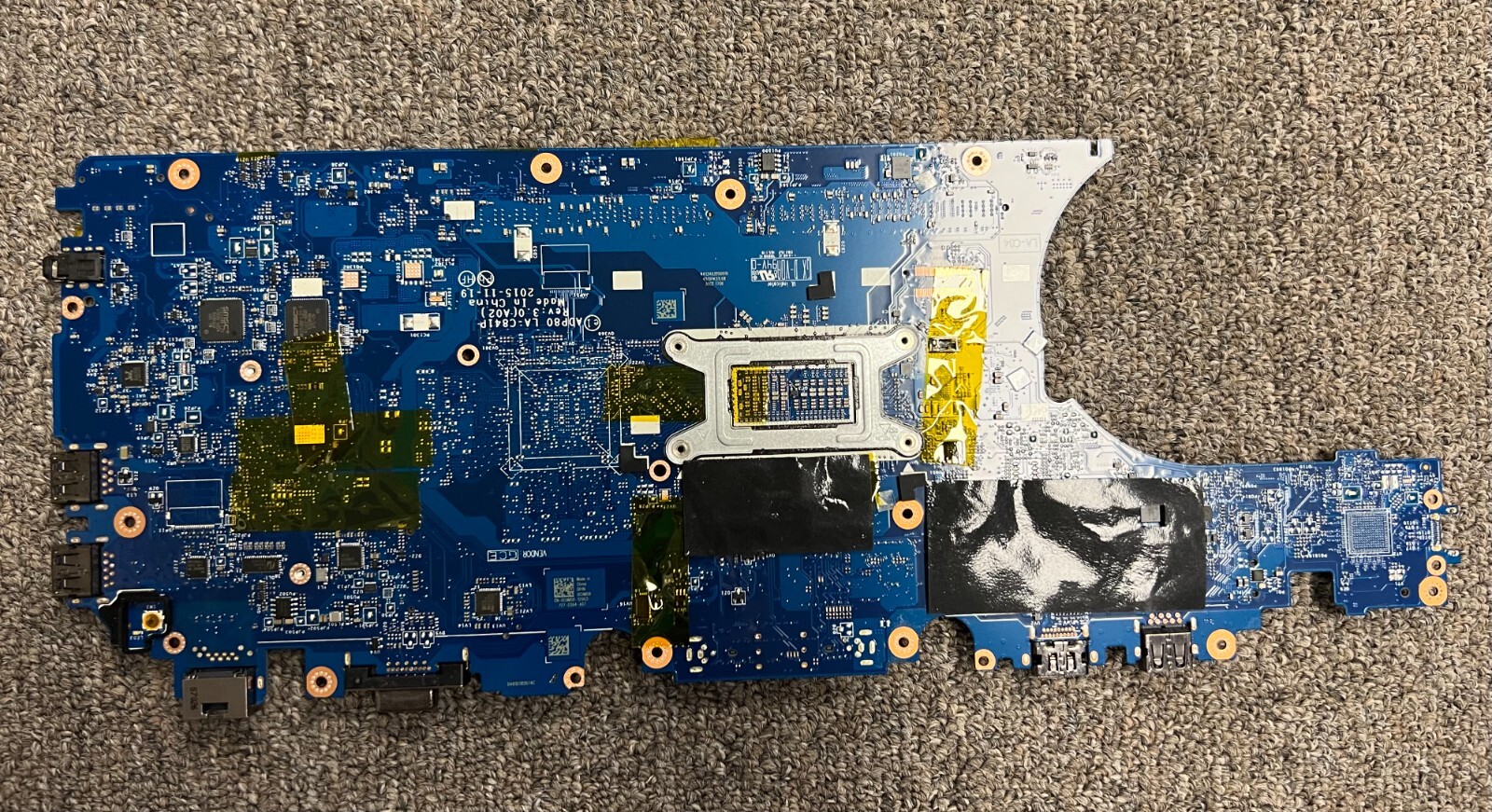 CHM56 0CHM56 Laptop Motherboard Dell Latitude E5570 I5-6300HQ 2.30GHz LA-C841P