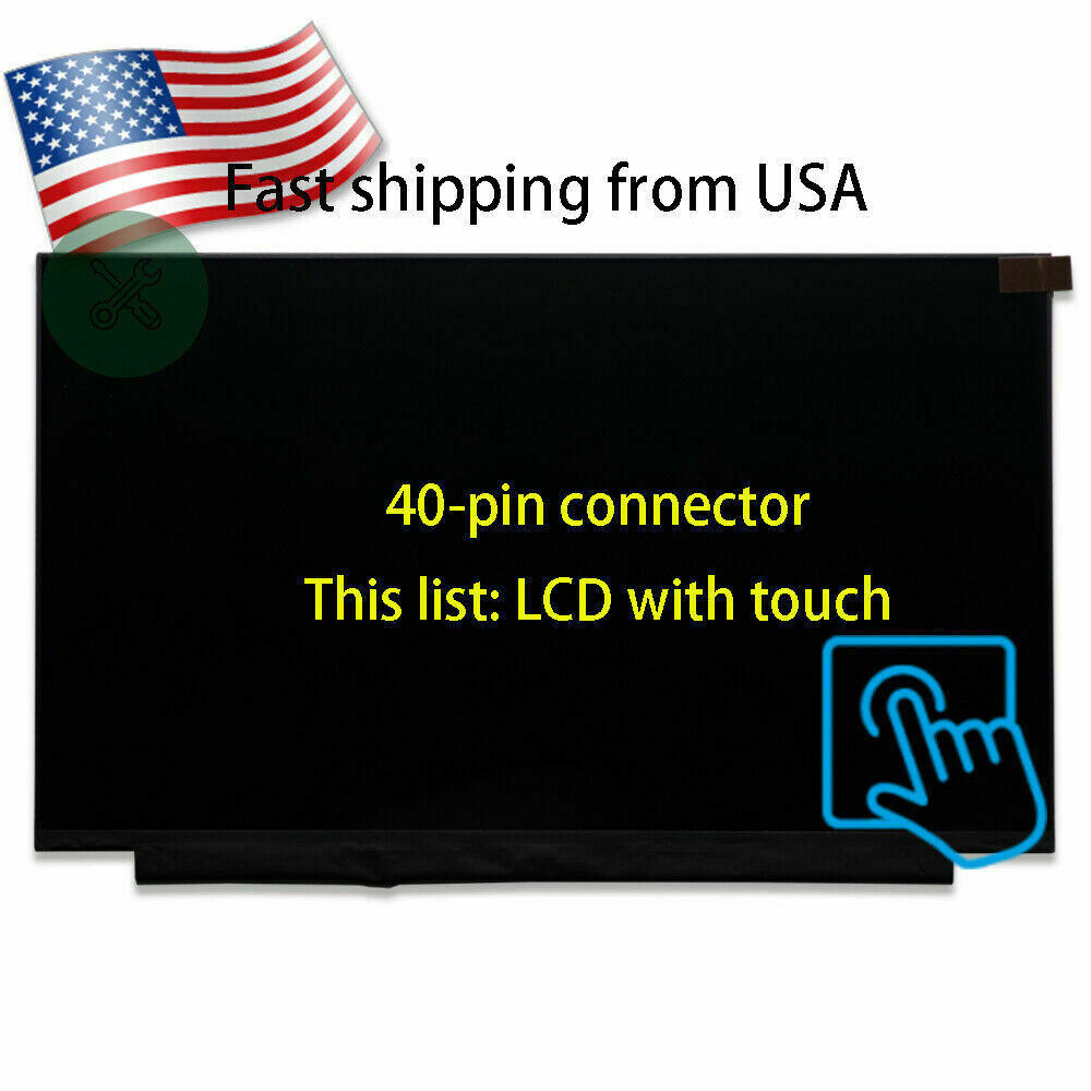 HP 15-DY2073DX 15-DY2751CL 40pin Touch FHD 1920×1080 IPS Glossy LCD Screen LED