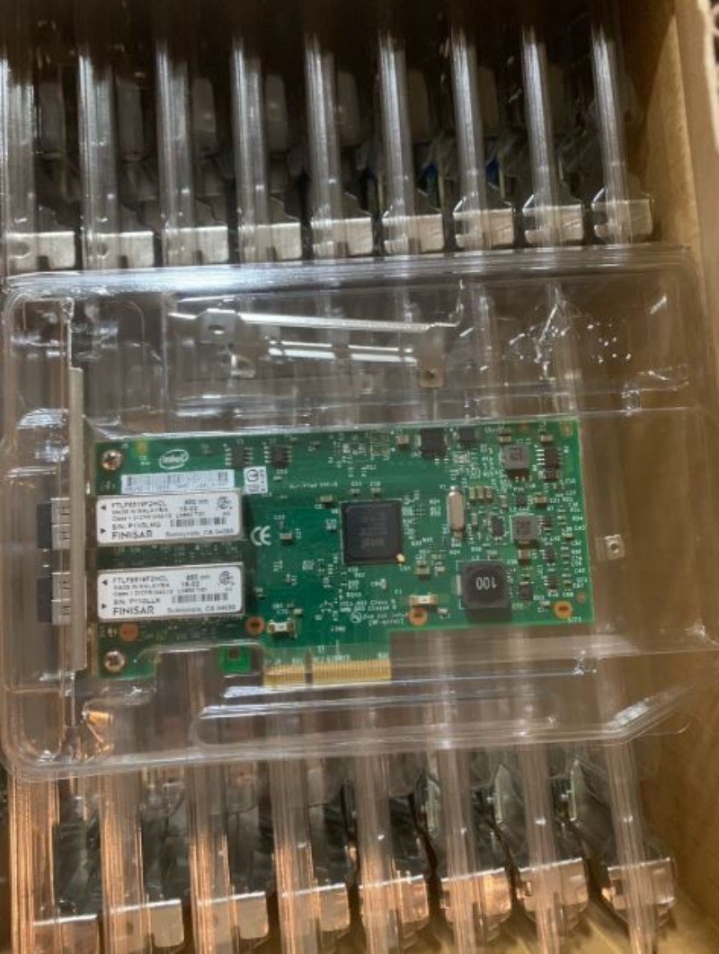New Intel I350-F2 Ethernet Server Adapter Genuine Blue Anti-Counterfeit Label