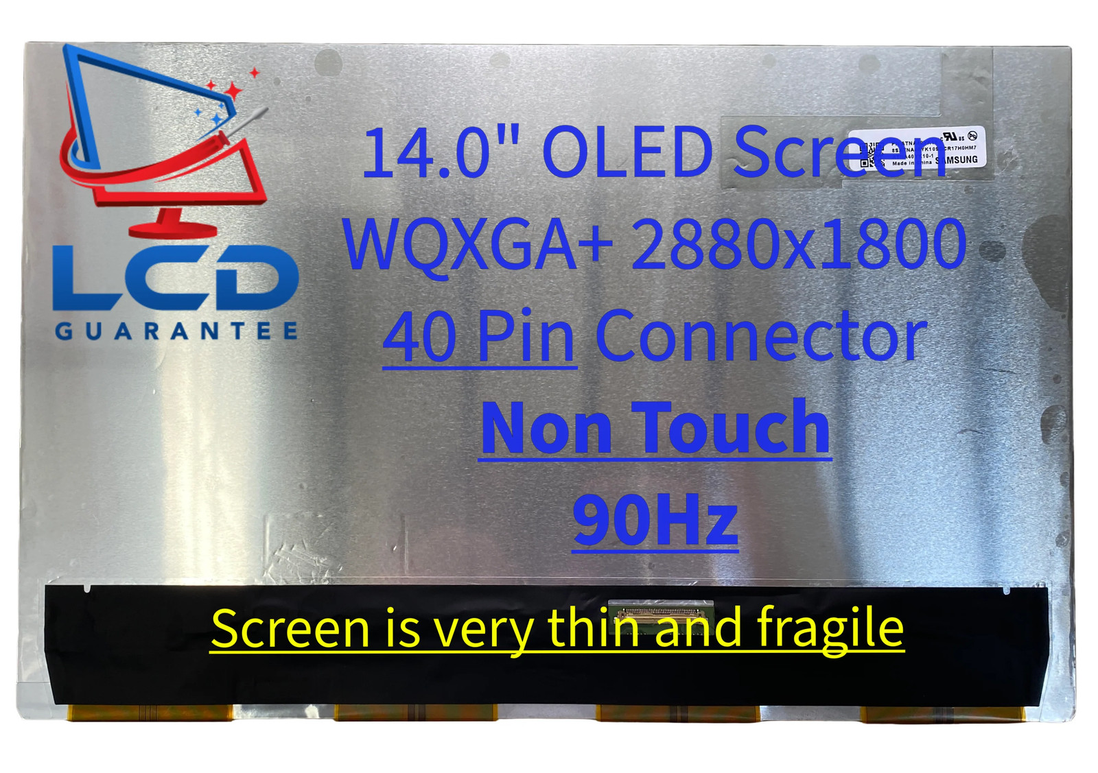 LG 14Z90RS Series 14″ WQXGA+ 2880×1800 90Hz Non-Touch OLED Laptop Screen