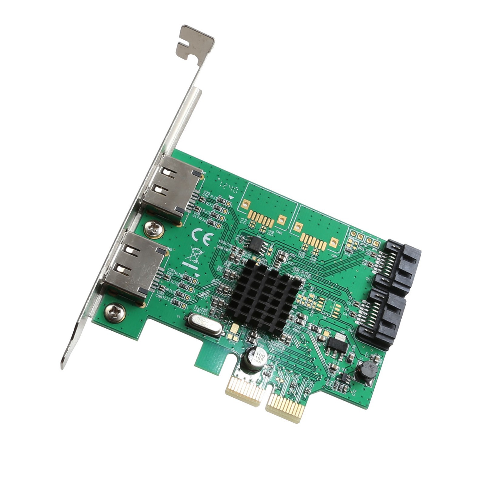 Open Box 2 Port SATA III and 2 Port eSATA RAID PCI-e 2.0 x2 Card