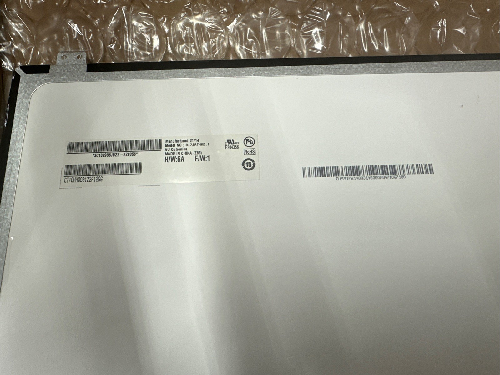B173RTN02.0 fit B173RTN02.1 B173RTN02.2 NT173WDM-N11 N173FGA-E34 NT173WDM-N21