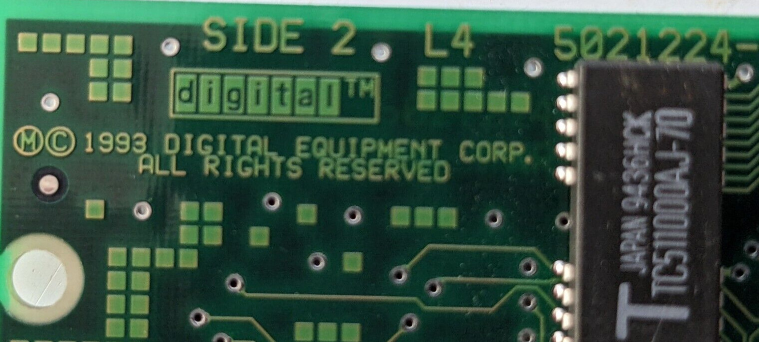 8 pieces of 4MB 72-Pin SIMM 70ns BRAND NEW NOS DEC Digital brand