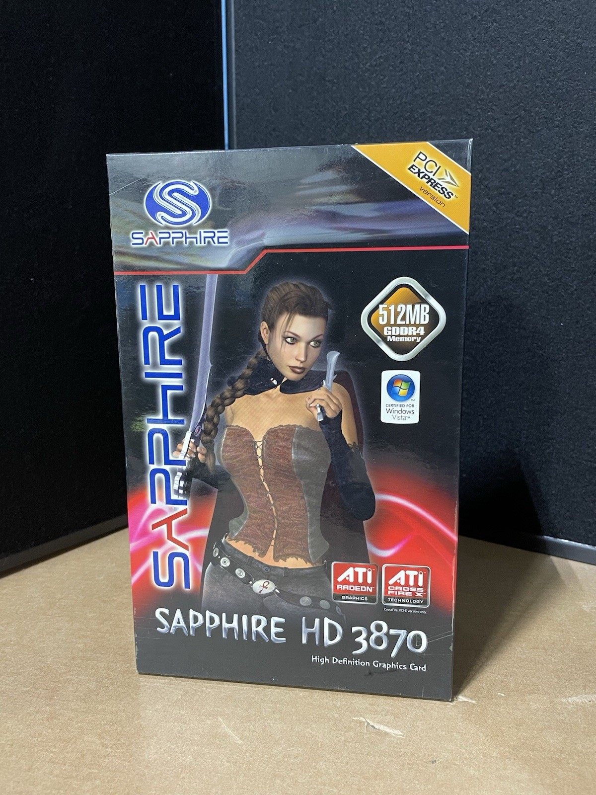 Sapphire HD 3870 ATI Radeon Graphics Card Kit 512MB GDDR4 Sealed Box New