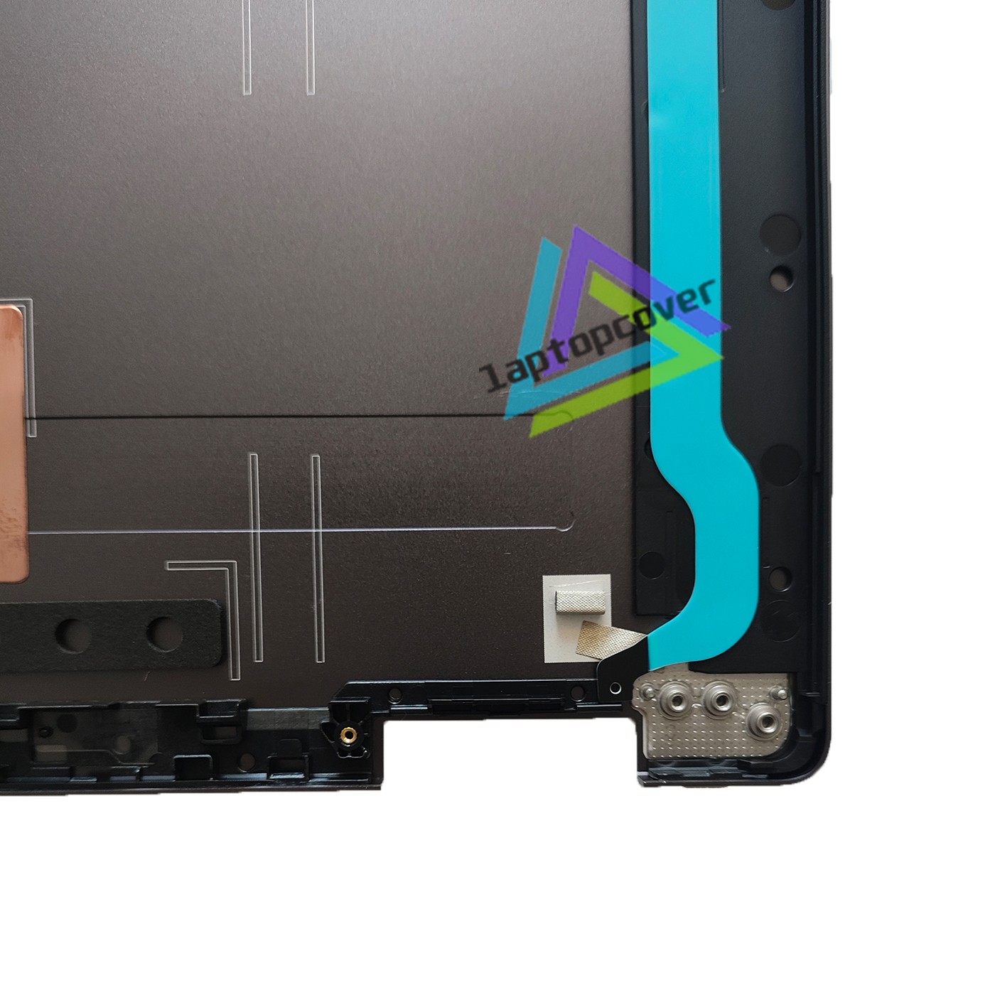 New LCD Back Cover With Hinge For Lenovo Yoga 7 2-in-1 16IML9 83DL Storm Gray