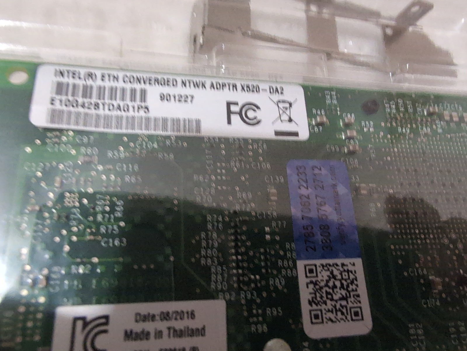 10GB SFP+ Dual Port X520-DA2 Intel Ethernet Server Adapter Yottamark + 2x Optics