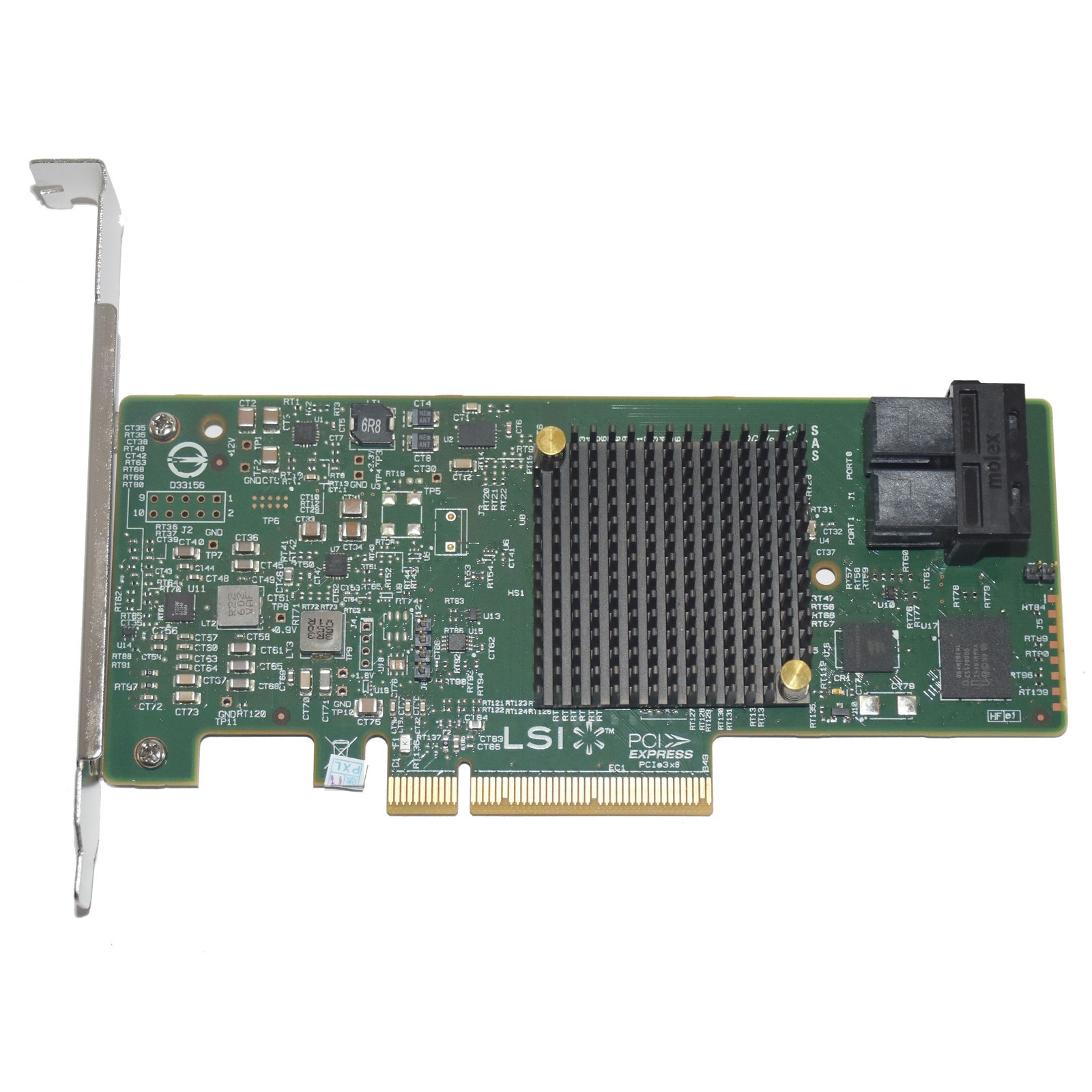 LSI Broadcom SAS 9300-8i 12Gb/s 8-Port HBA IT Mode PCIe 3.0 x8 Low Profile