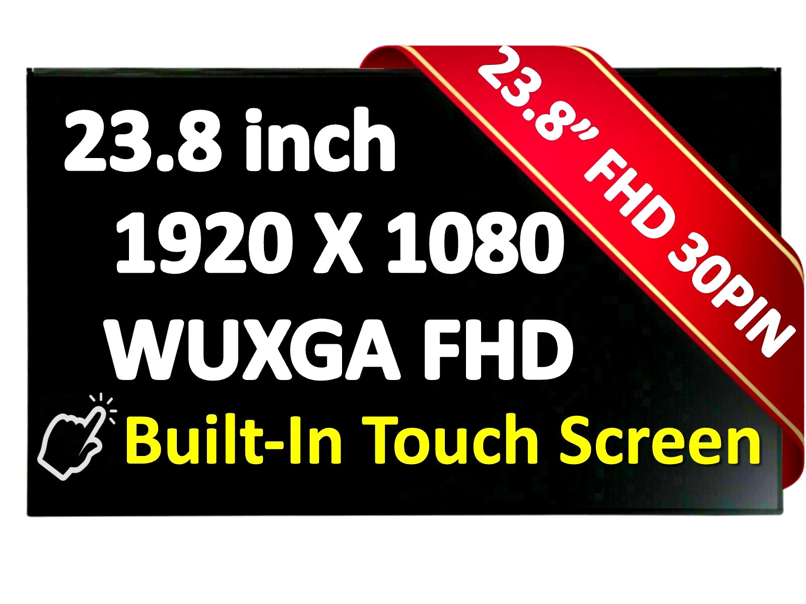 854572-005 LM238WF5-SSC1 HP Screen Panel LCD Display Slim 24-X0 All-in-one