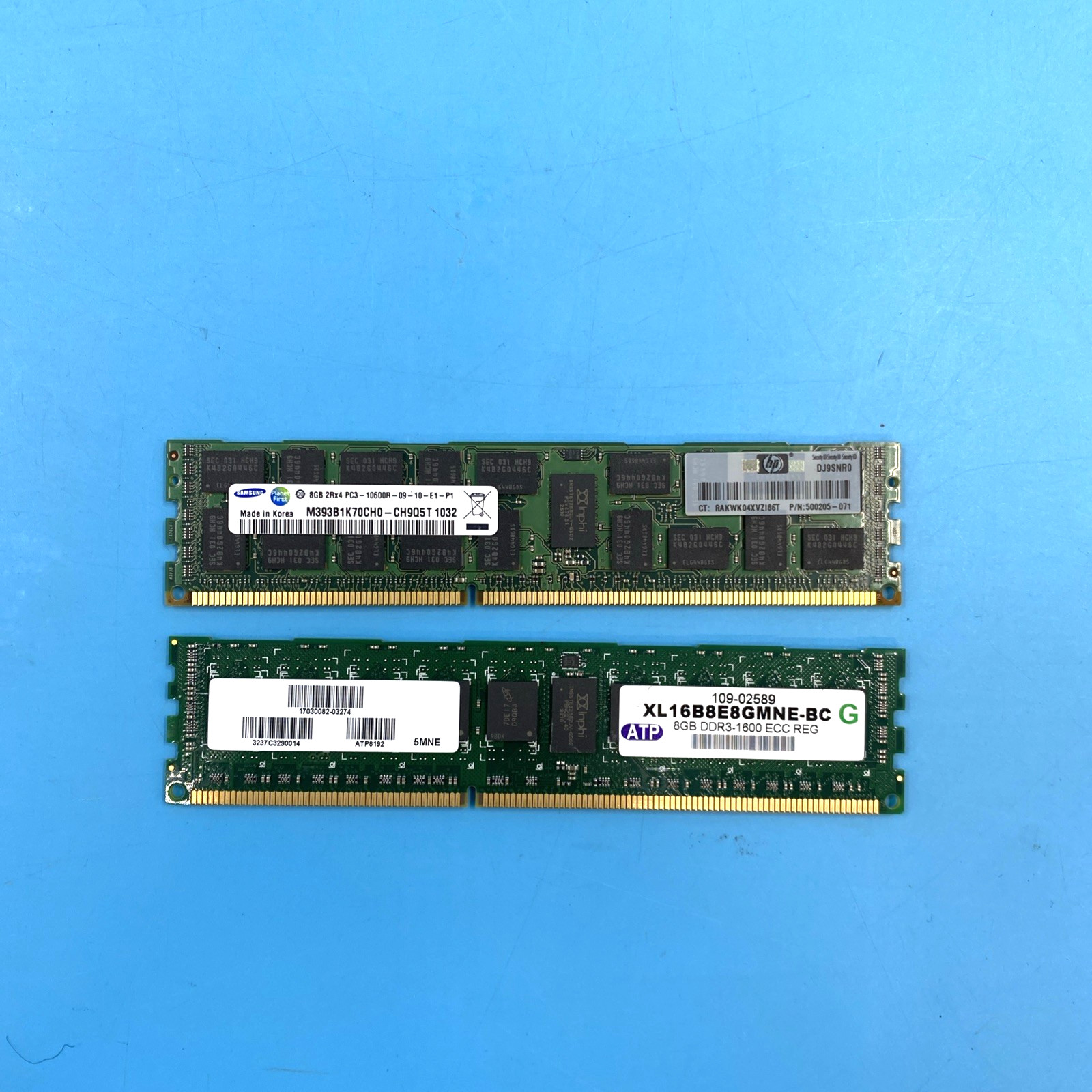 (LOT OF 100) *MIXED BRANDS* 8GB PC3 *MIXED SPEEDS* RDIMM/ECC DDR3 Server RAM
