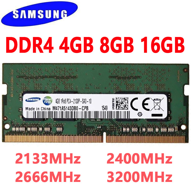 SAMSUNG DDR4 4GB 8GB 16GB 2400 2666 2133 3200 Notebook RAM Memoriy SODIMM Laptop