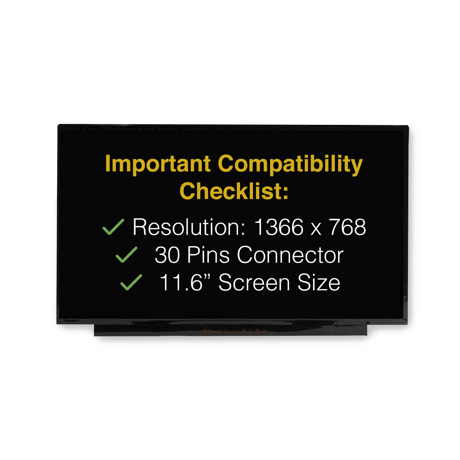 Screen Replacement for ACER CHROMEBOOK 11 CB3-111 LAPTOP LCD 11.6″ HD (C670