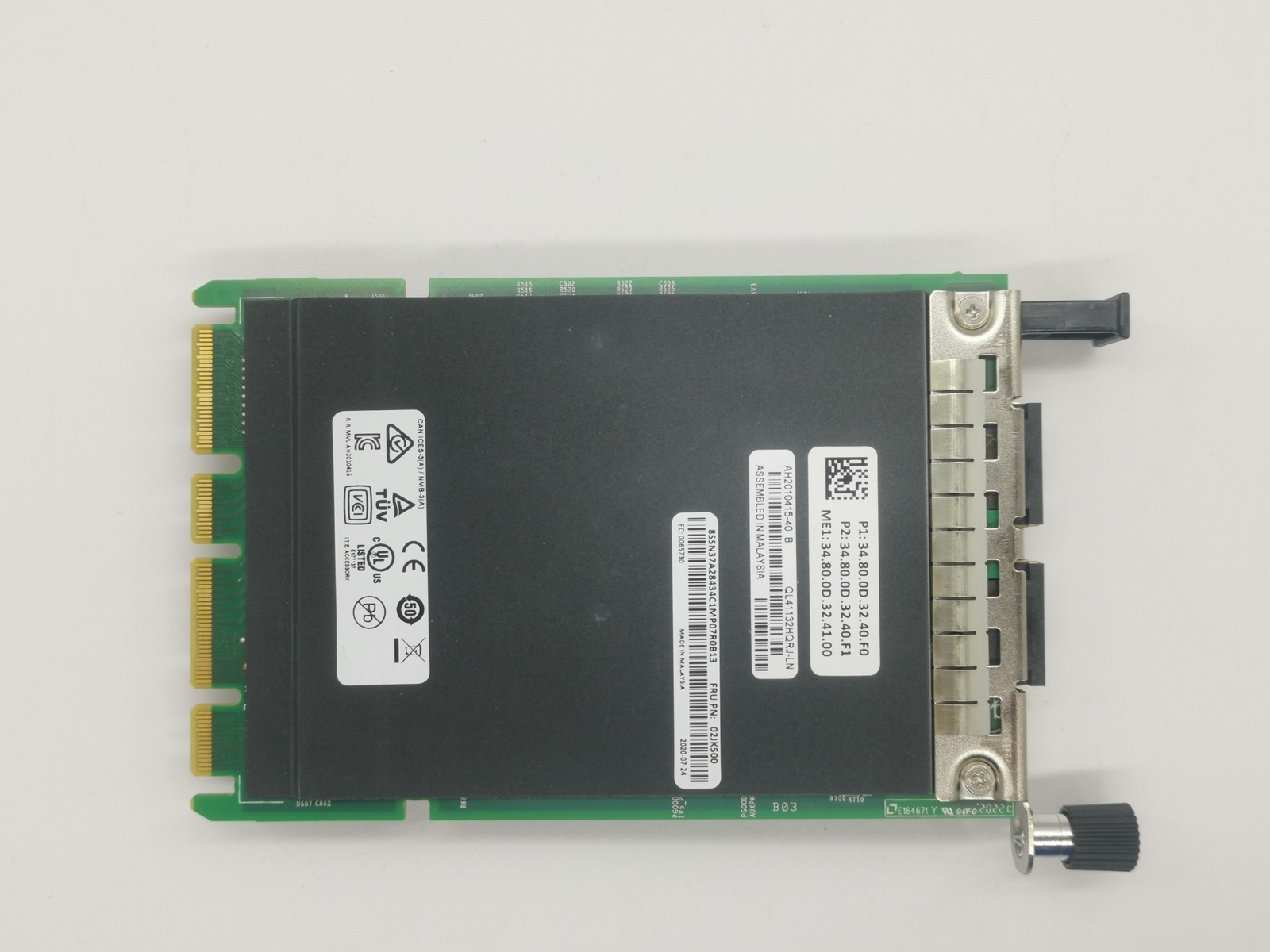 4XC7A08310 THINKSYSTEM MARVELL QL41132 10GBASE-T 2-PORT OCP ETHERNET ADA 02JK500