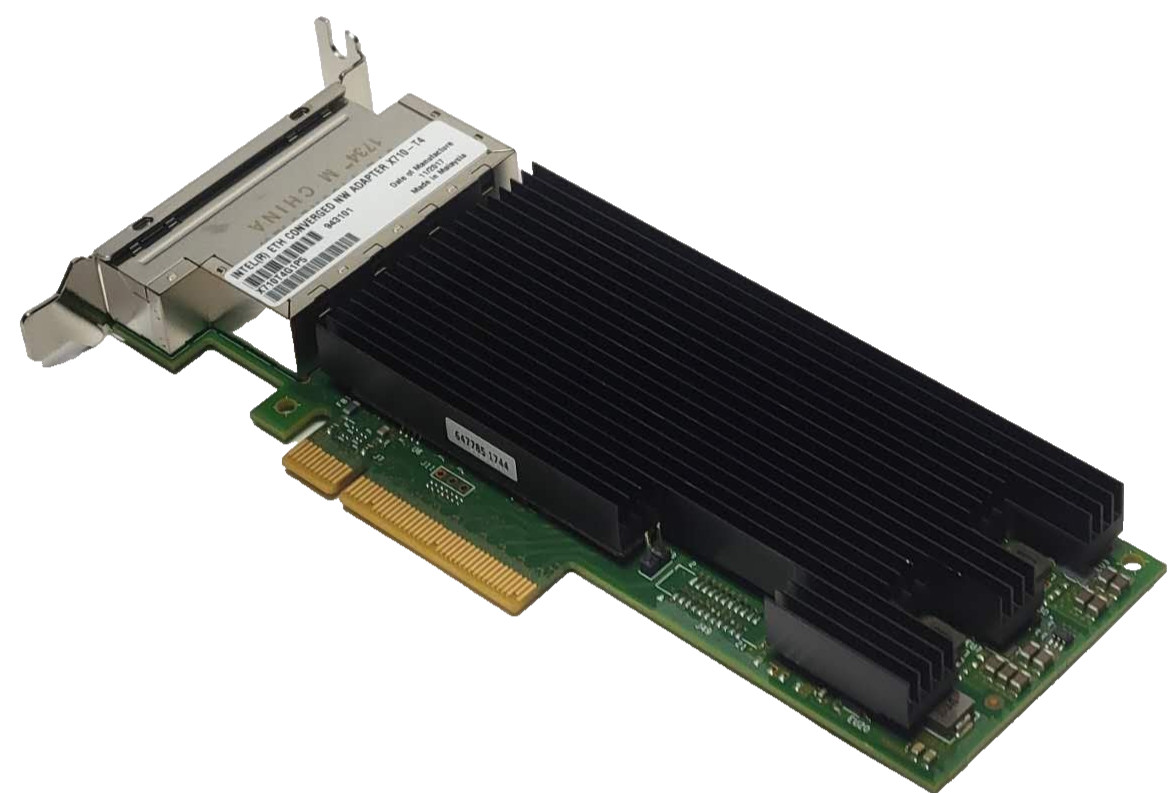 Lenovo Intel X710-T4 Quad Port 10Gb Ethernet Network Adapter Low Profile