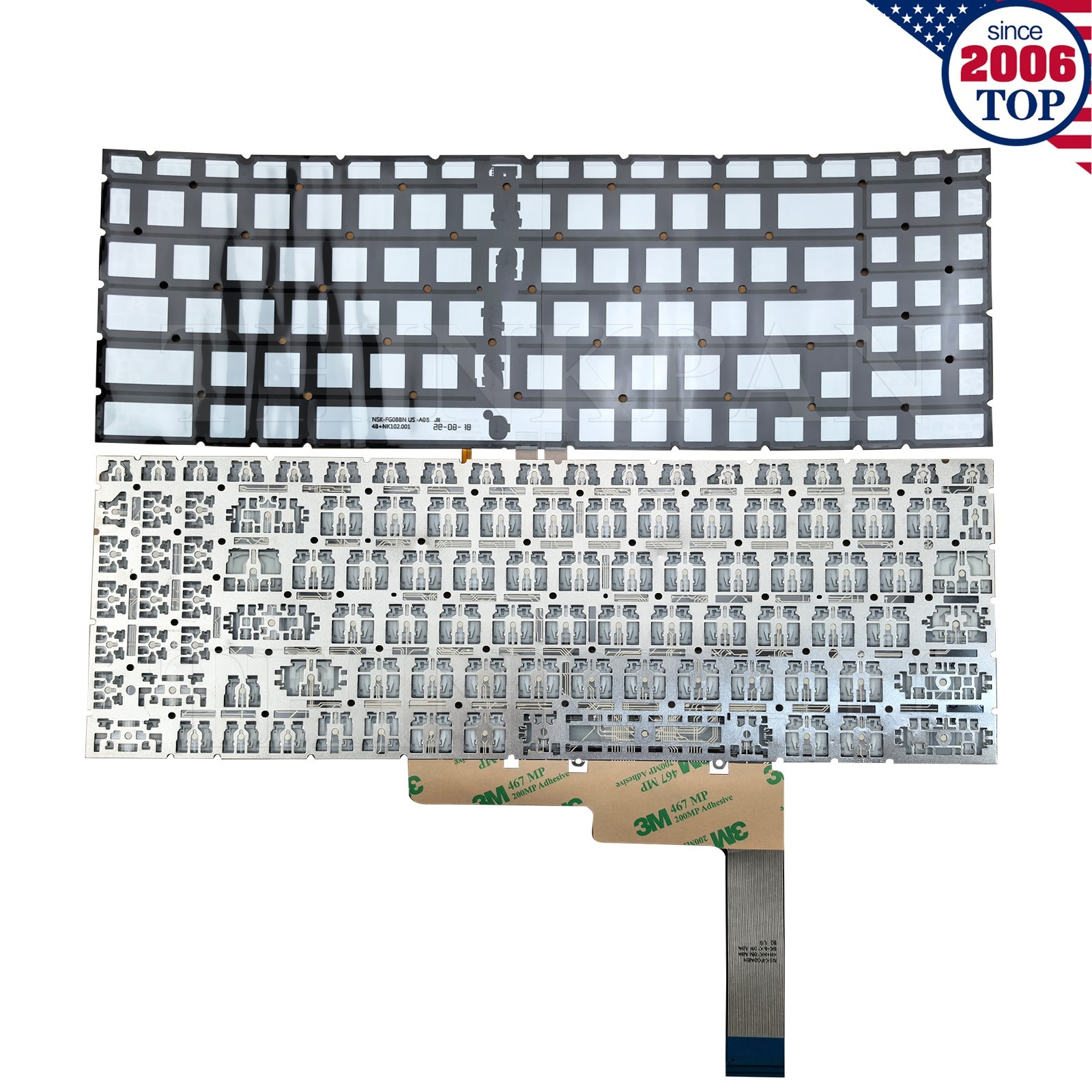New US RGB Backlit Keyboard for MSI Pulse GL66 11UCK 12UCK 12UDK / GL76 11UCK