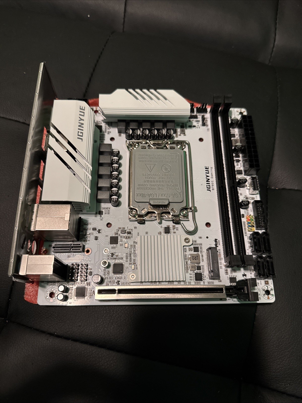 DDR4 JGINYUE B760I GAMING LGA 1700 ITX white motherboard