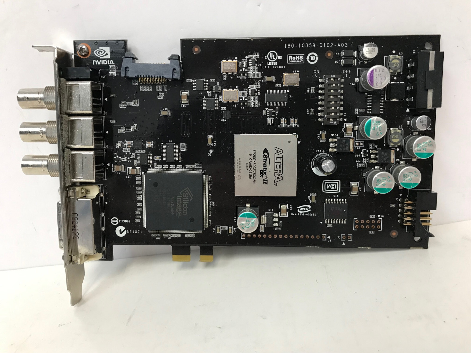 NVIDIA VCQFXSDIOPT2 P359 QUADRO GRAPHICS TO SDI OPTION ADAPTER