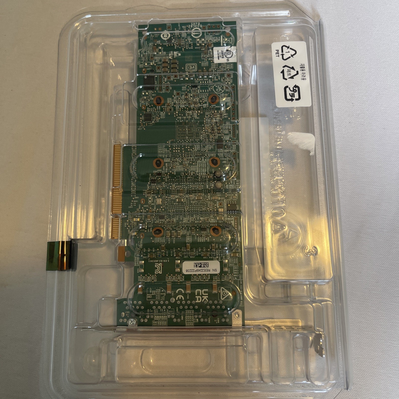 $150 Sealed Dell Qlogic QL41164HFRJ Quad Port 10GbE RJ-45 10GBase-T Card D1