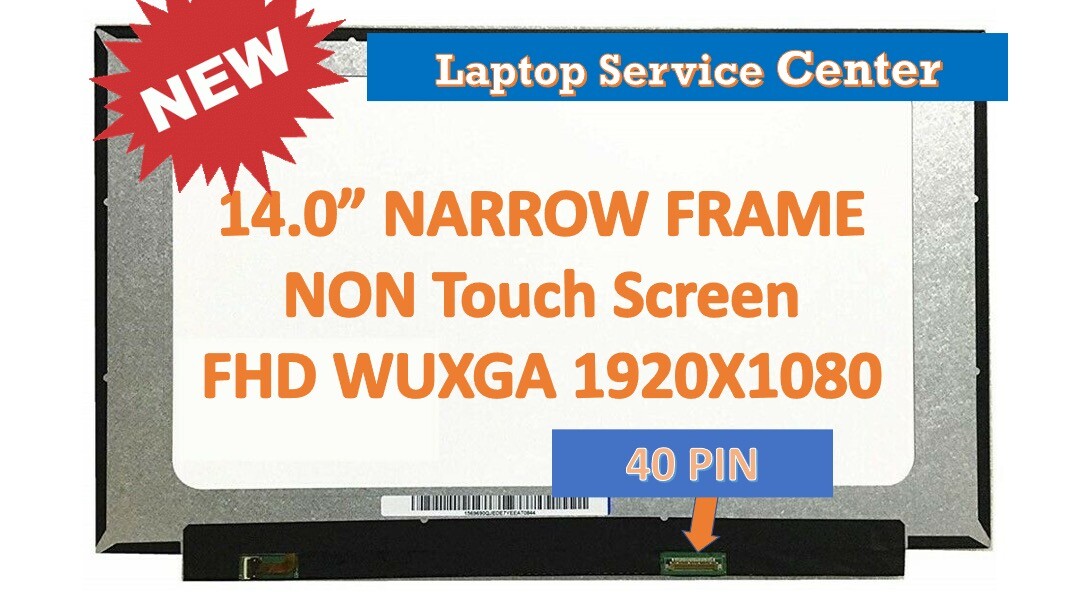 HP Elitebook 840 G7 840 G8 14″ FHD Led Lcd Screen L92716-ND1 M36316-001