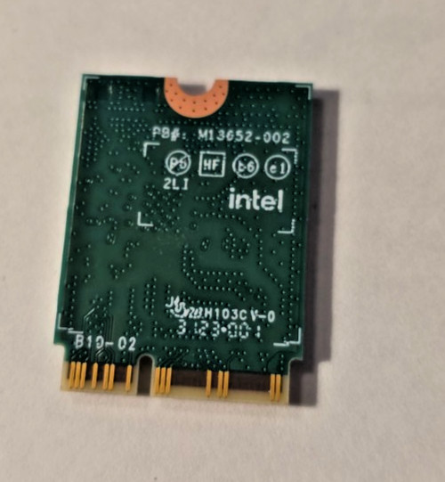 Intel AX211NGW WIFI 6E CNVio2 Adapter w/Tri Band 2.4/5/6GHz AX211NGW 2.4Gbps