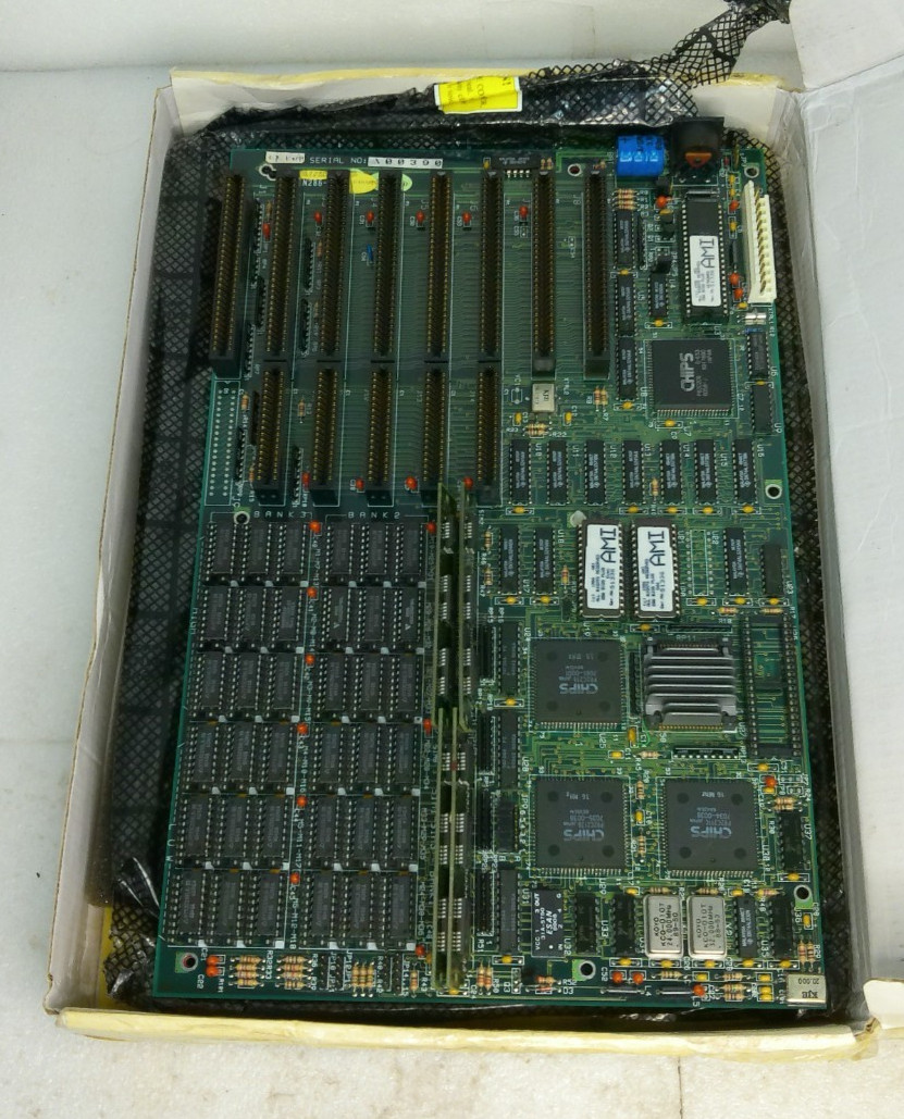 ADDONICS NEAT N286-3 Mainboard 286 Motherboard W/2MB SIPP MEMORY