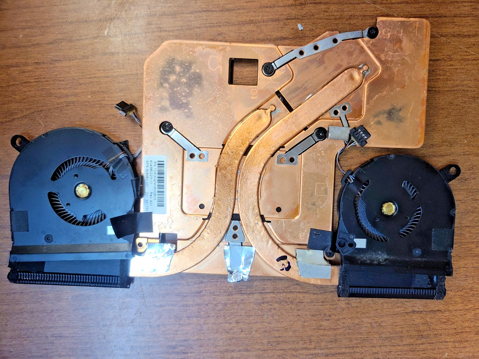 HP 13-AD065NR 13-AD 13.3″ HEATSINK COOLING FANS 928460-001 928459-001 928463-001