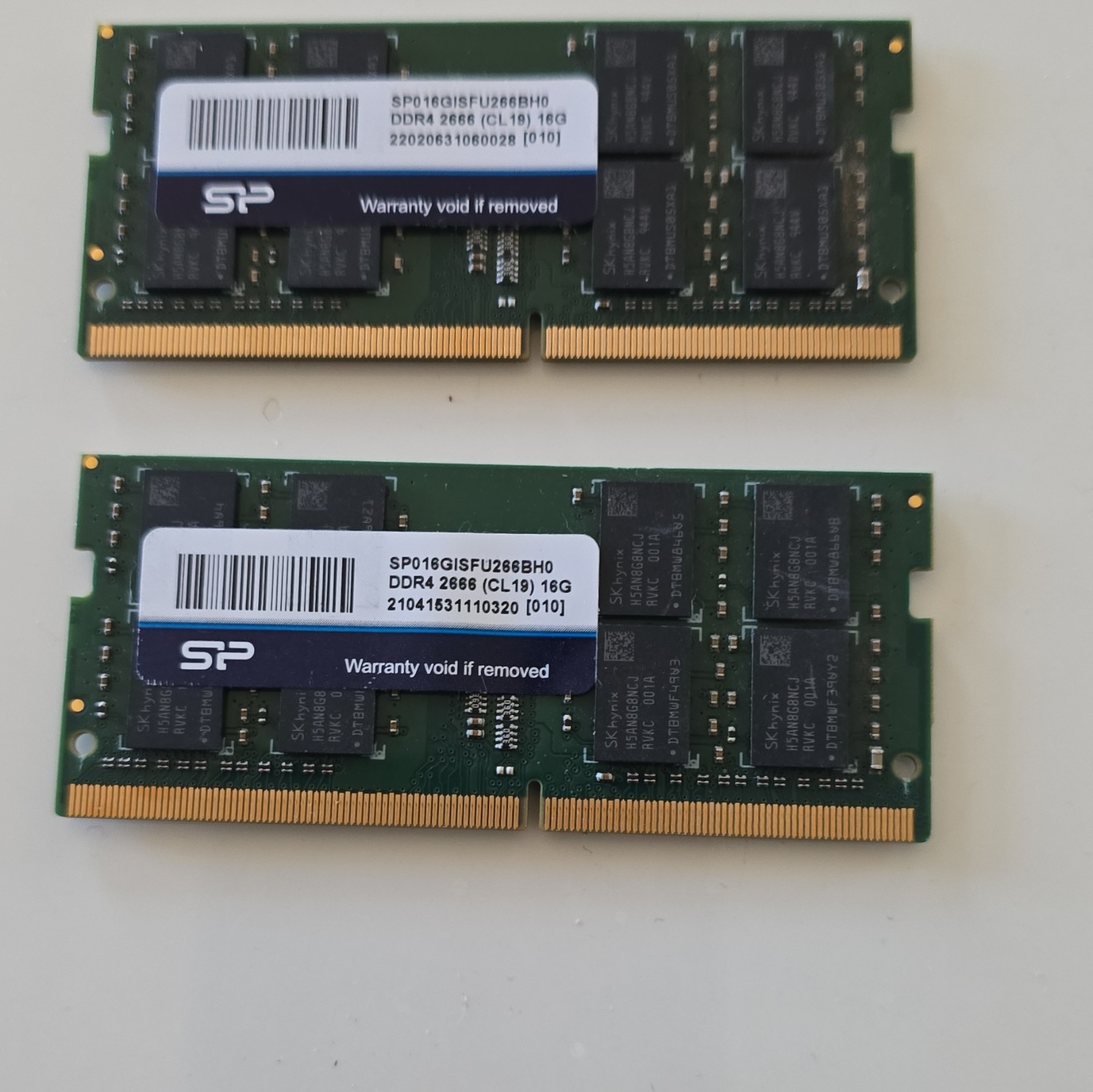 Silicon Power 32GB (2x16GB) DDR4-2666 PC4-21300 260-Pin SO-DIMM