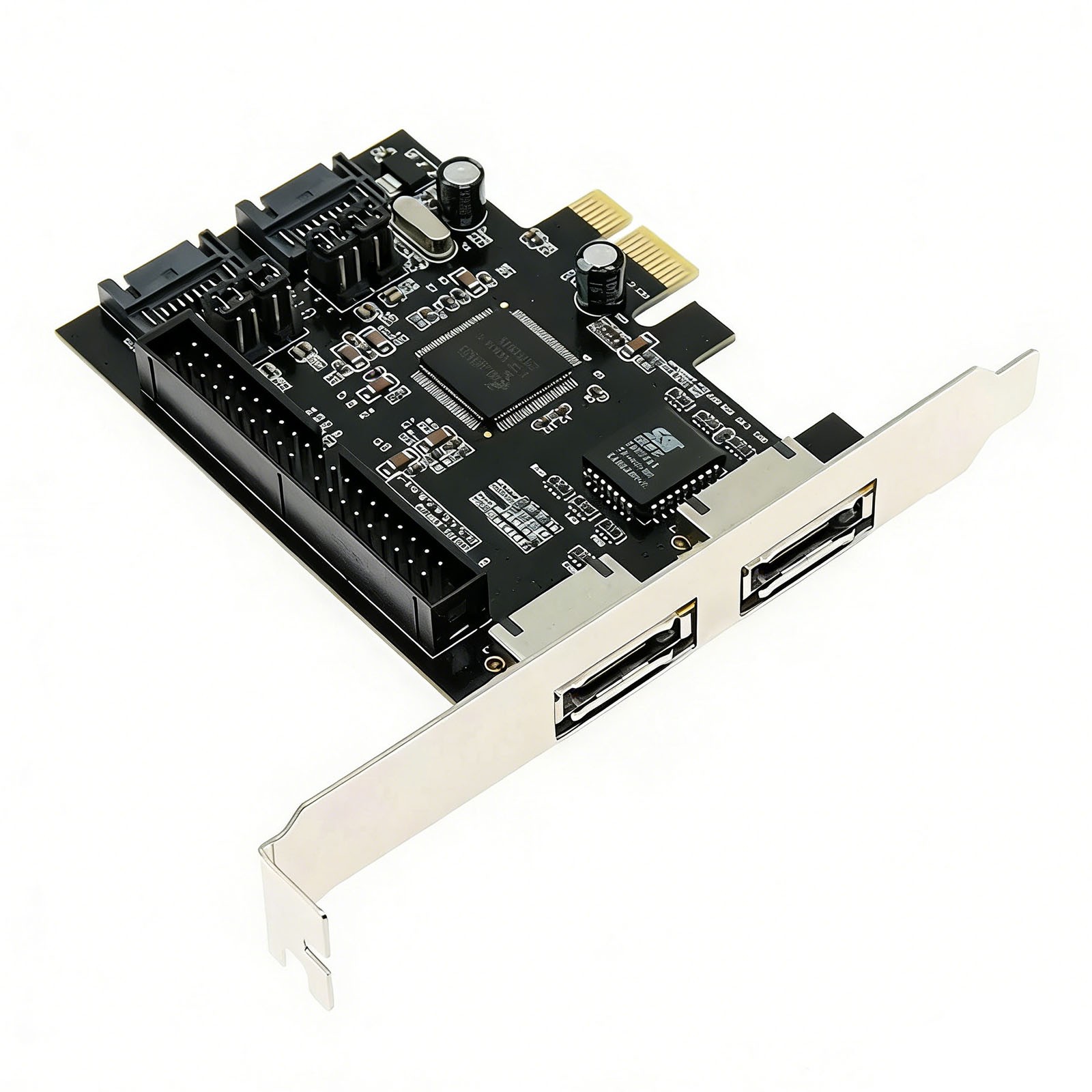 PCIe IDE Controller Card (2 Ports) + SATA Or eSATA (2 Ports)
