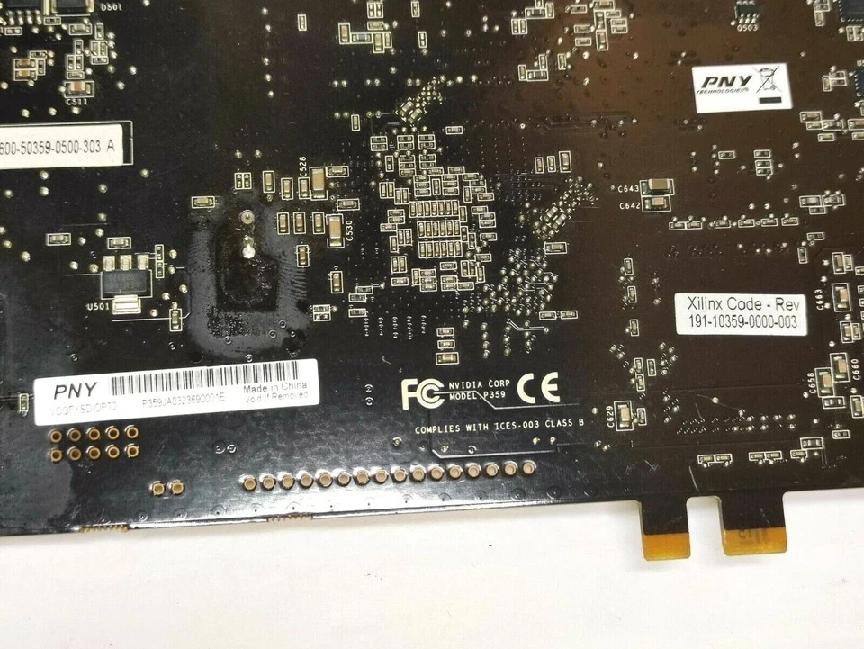 VERY GOOD NVIDIA PNY QUADRO GRAPHICS TO SDI OPTION VCQFXSDIOPT2 VIDEO CARD BOARD