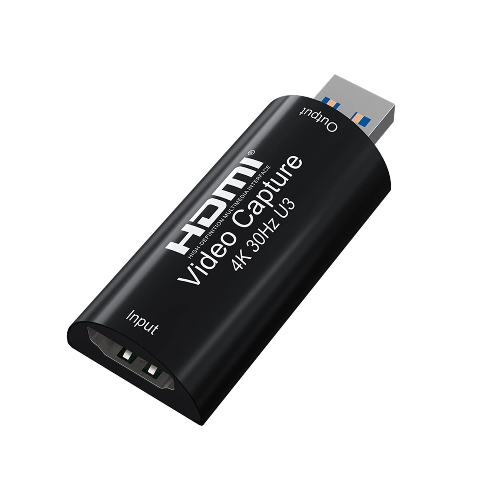 4K HDMI Video Capture Card, (Full 1080P 60FPS Output) USB 3.0 Game Capture Ca…