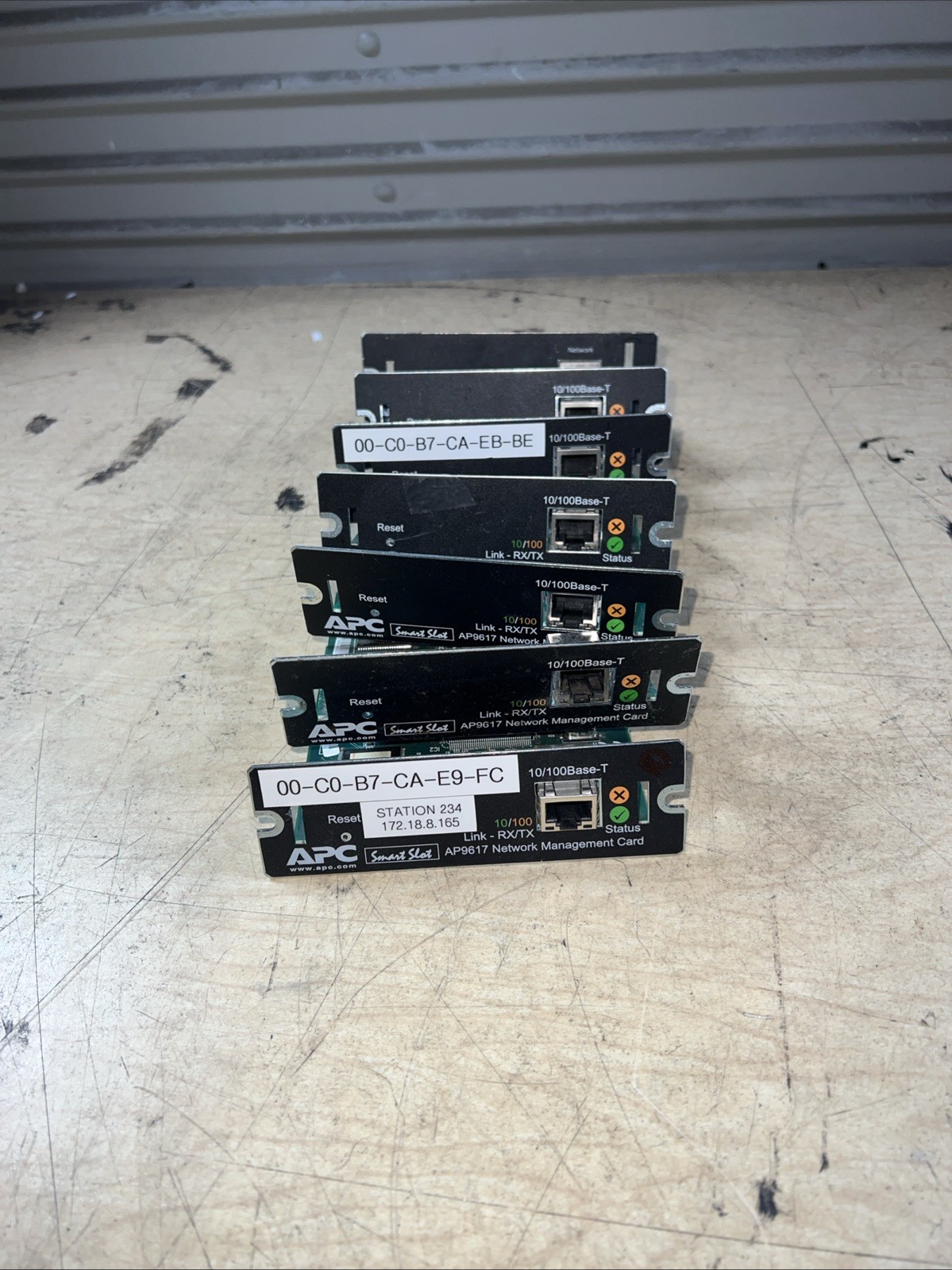 X7 APC SMART SLOT AP9617 NETWORK MANAGEMENT CARD