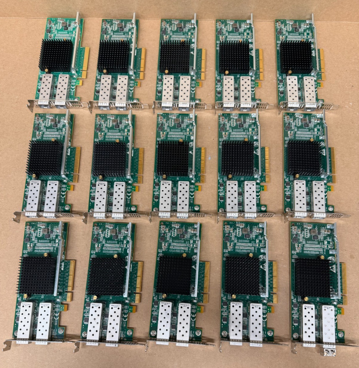 Lot of 15 Silicom 2-Port 10GB SFP+ Network Adapter Card PE210G2SPI9AE-XR-NU V1.7