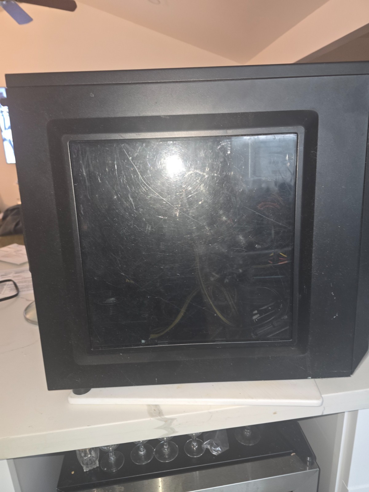 atx computer case with power supply