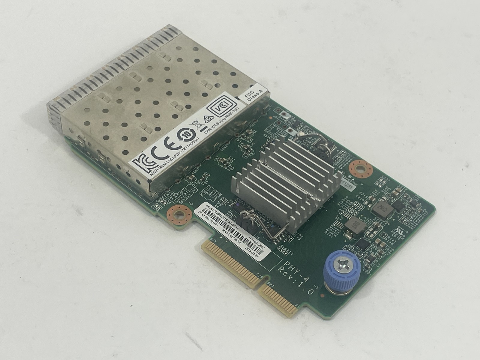 Lenovo ThinkSystem 00YJ567 10GB 4-Port SFP LOM Controller Card