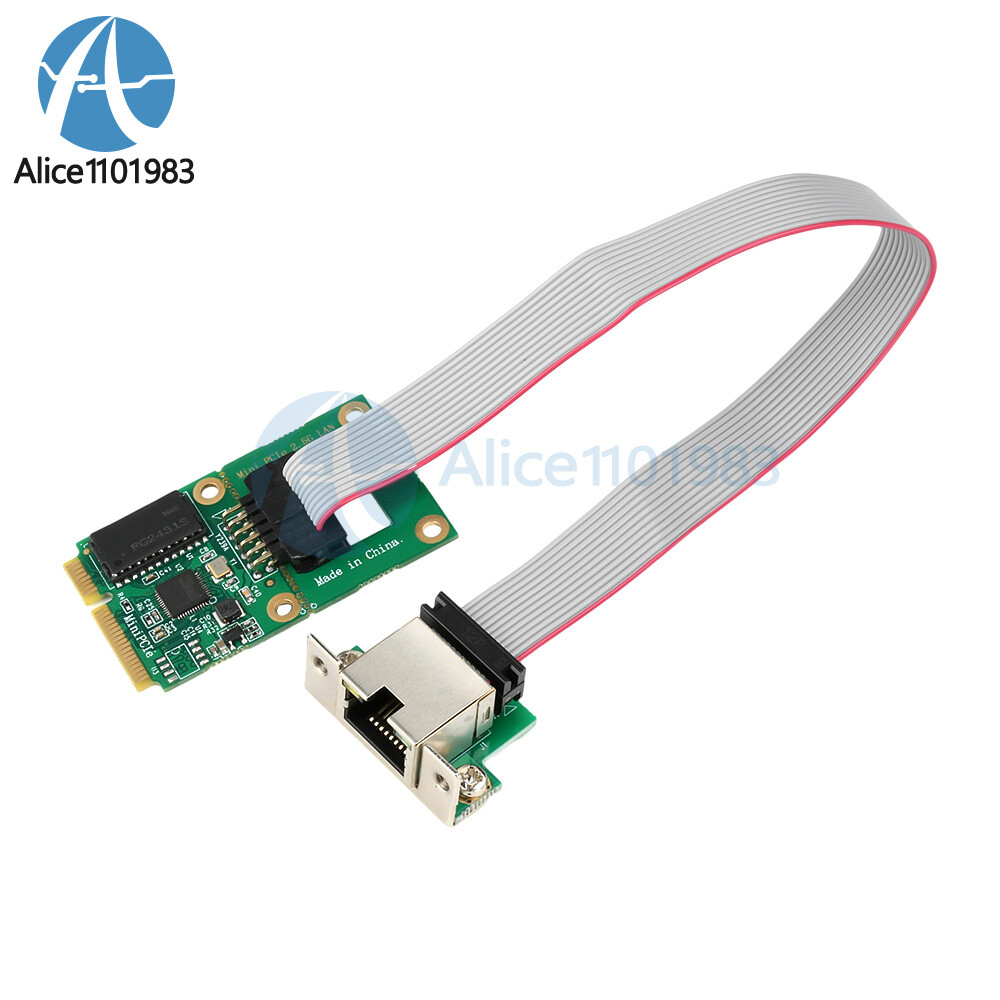 M.2 Key A+E/PCI-E 2.5G Gigabit Ethernet Network Lan Card 1000Mbps RTL8125BG Chip