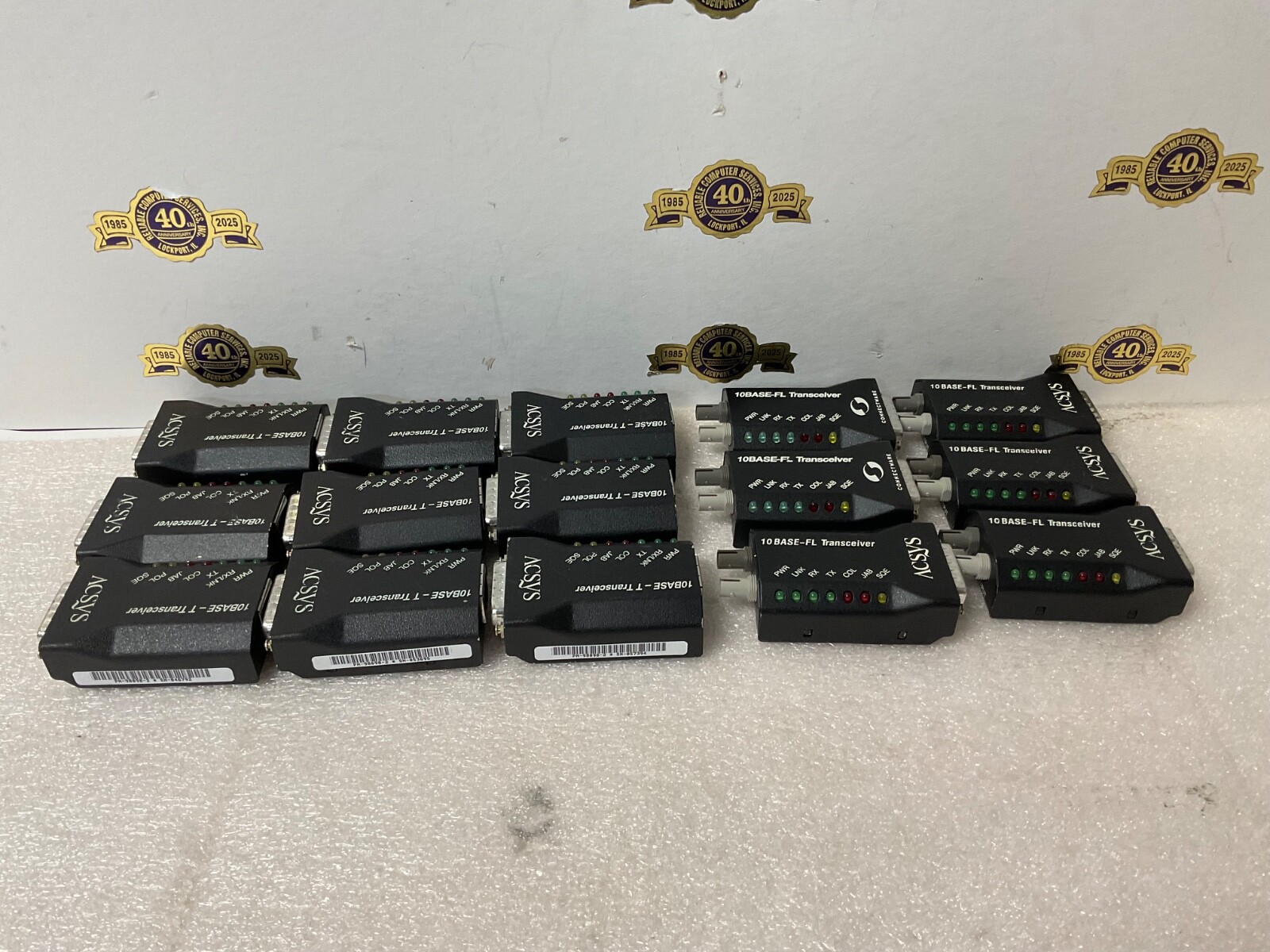 CONNECTWARE Lot 15 10BASE Transceiver -9- 98098-2 10BASE-T -6 98099-5 10BASE-FL