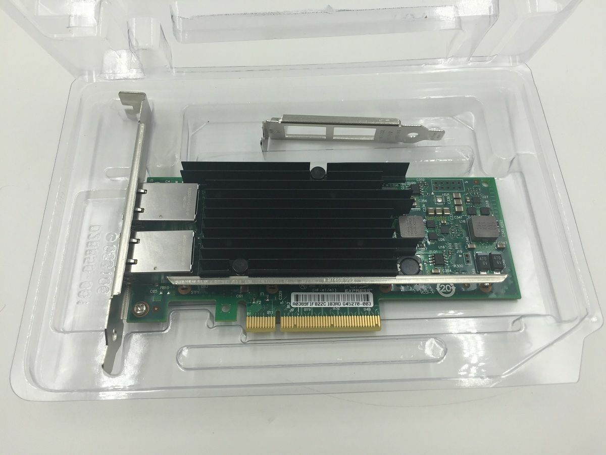 Intel X540-T2 X540-AT2 10G PCI-E Dual RJ45 Ports Ethernet Network Adapter
