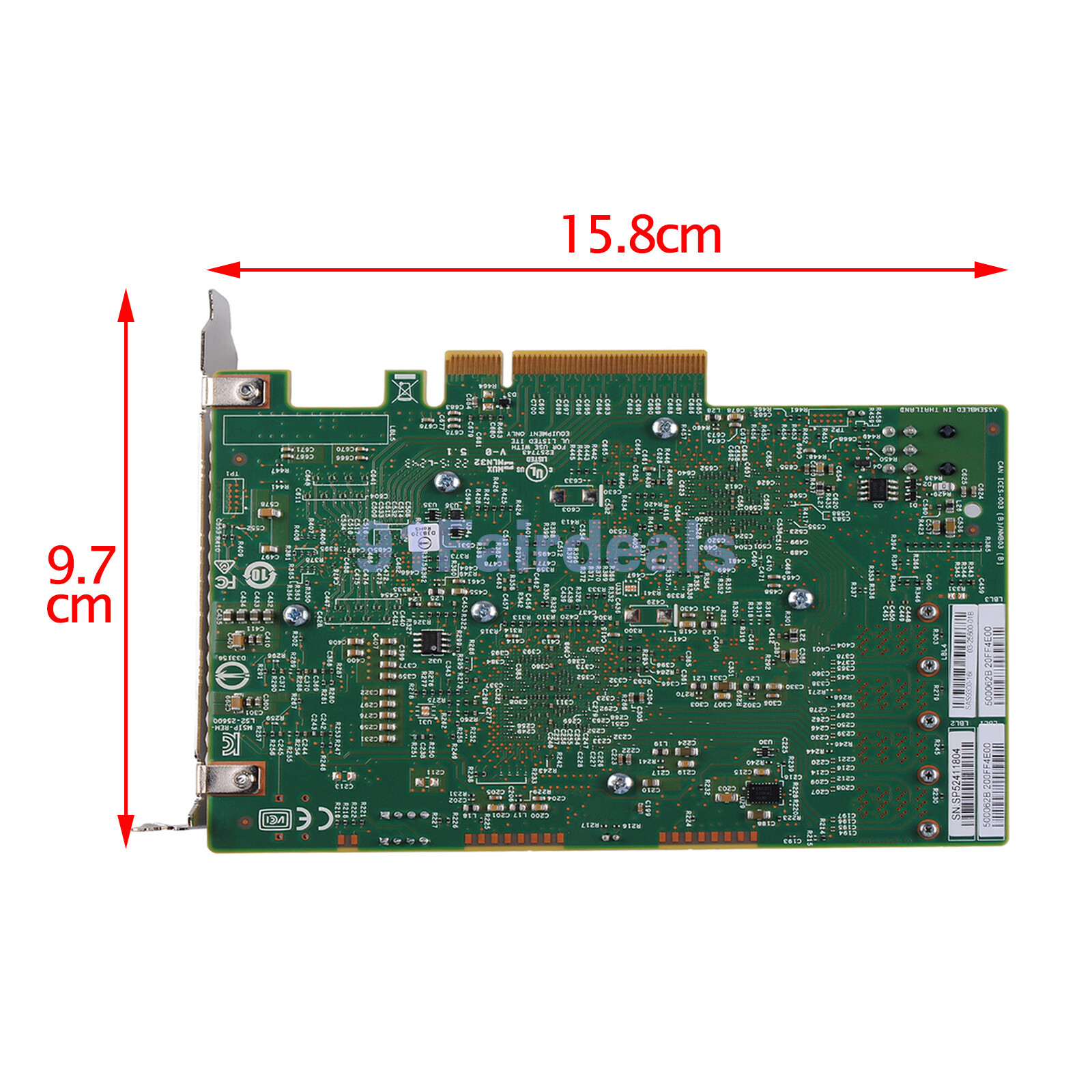 NEW LSI SAS 9300-16I 12GB/S HBA BUS ADAPTER CARD IT Mode 4*SFF-8643 SATA Cable
