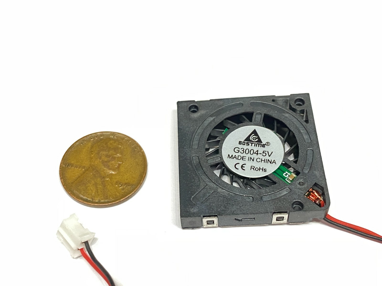 4 Pieces Blower fan 3004 5V 30mm x 4mm 3cm mini small cpu 3d printer micro E14
