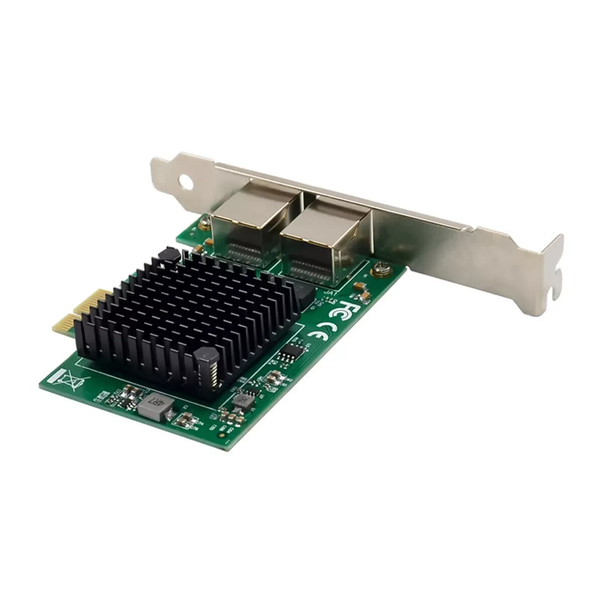 For Intel 82571 controller 1.25G NIC Network Card Dual RJ-45 Port PCIe X1