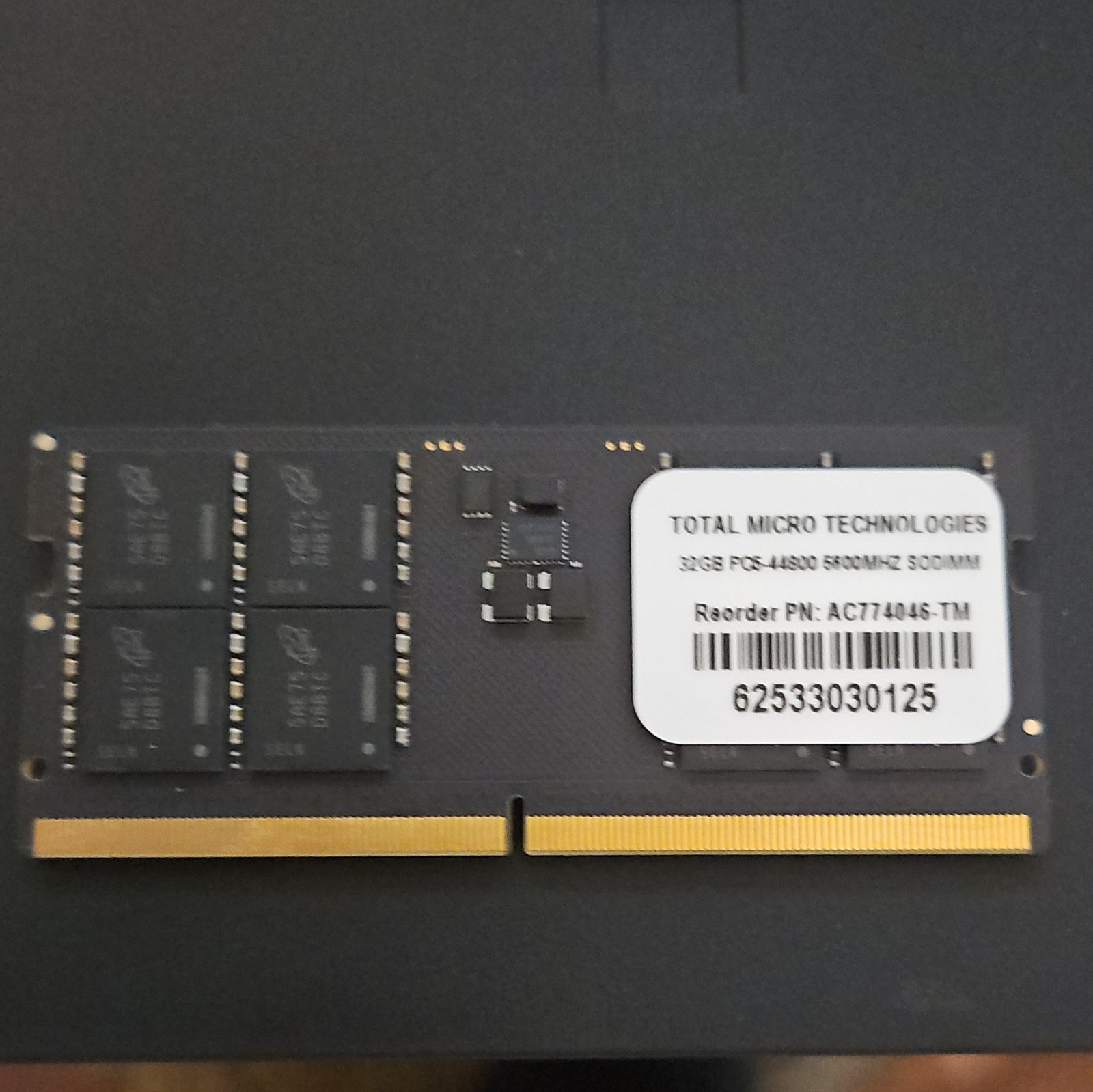 Total Micro Technologies 32GB DDR5-5600 PC5-44800 SO-DIMM