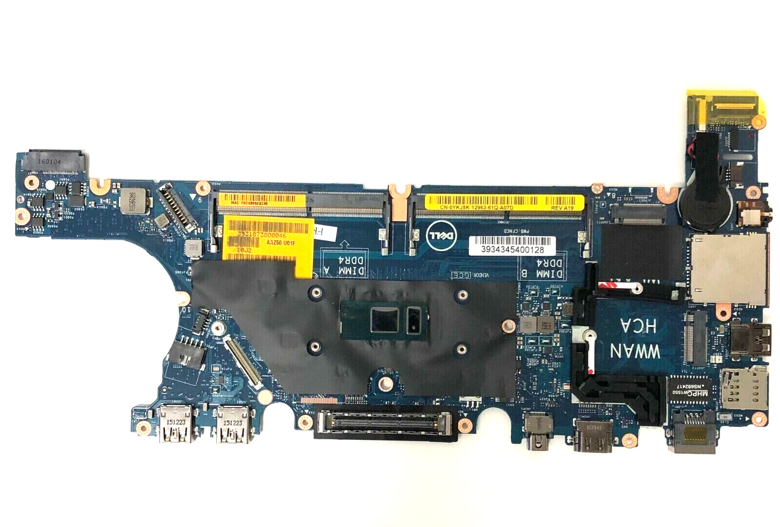 Dell Latitude E7270 Intel i3-6100U 2.30GHz AAZ50 LA-C451P DDR4 Motherboard YKJ5K
