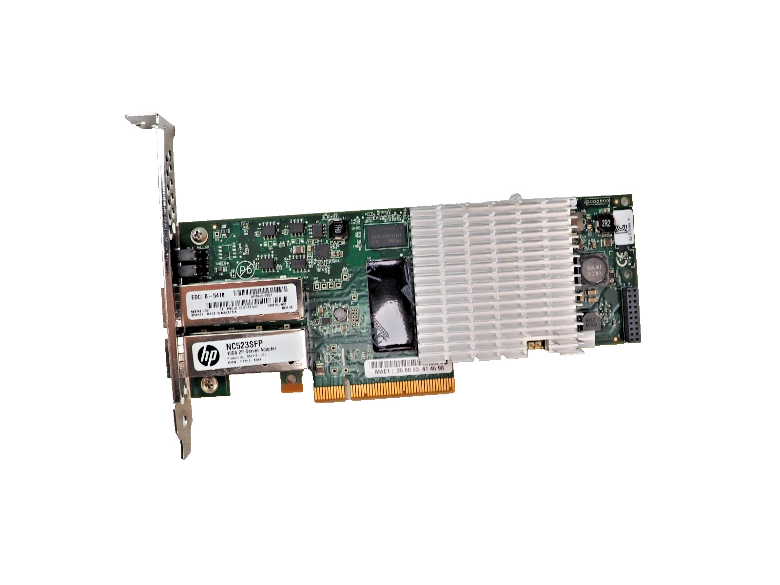 HP QLE3242-HP NC523SFP Dual Port 2x 10GB SFP+ Network Adapter 593742-001