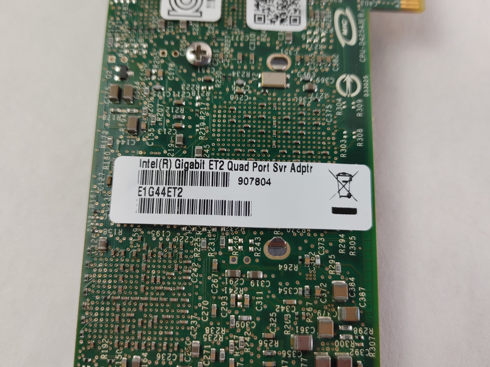 Intel PRO/1000 ET PCI-Express x4 Gigabit Ethernet Server Adapter E64750-004