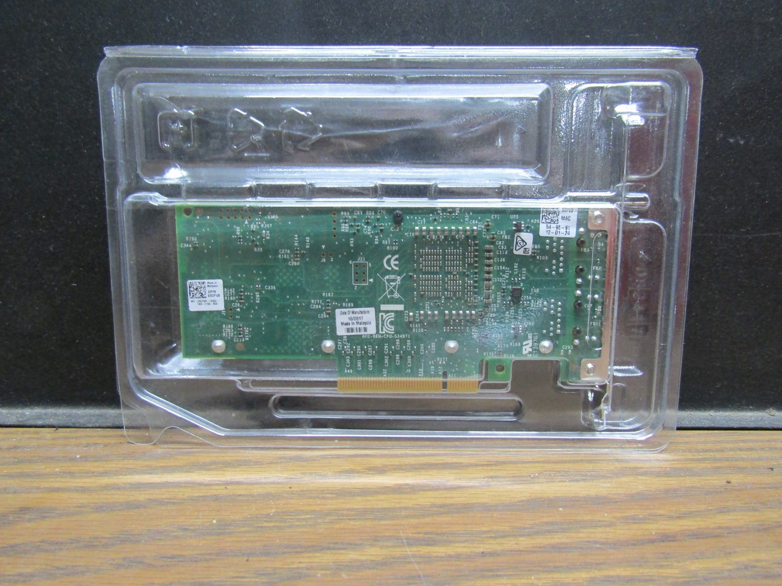New Dell 03DFV8 Intel X540-T2 10GbE Dual Port PCIe Low Profile Network Adapter