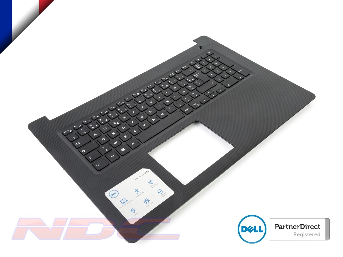 Dell Inspiron 3780/3781/3782/3790/3793 Palmrest+FRENCH Keyboard 08NH2X+02J0HC