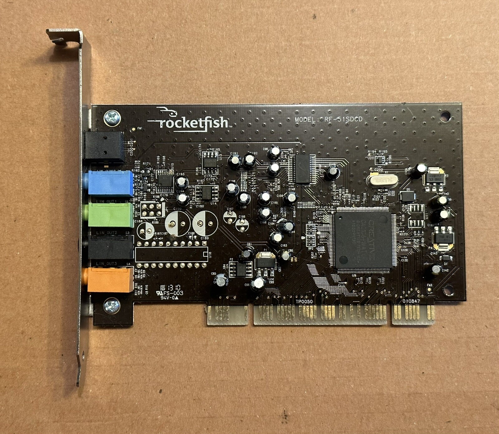 Rocketfish PCI (RF51SDCD) 5.1 Surround Sound Audio Card