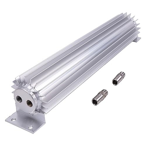 15″ Aluminum Dual Pass Transmission Trans Oil Cooler – Finned Aluminum