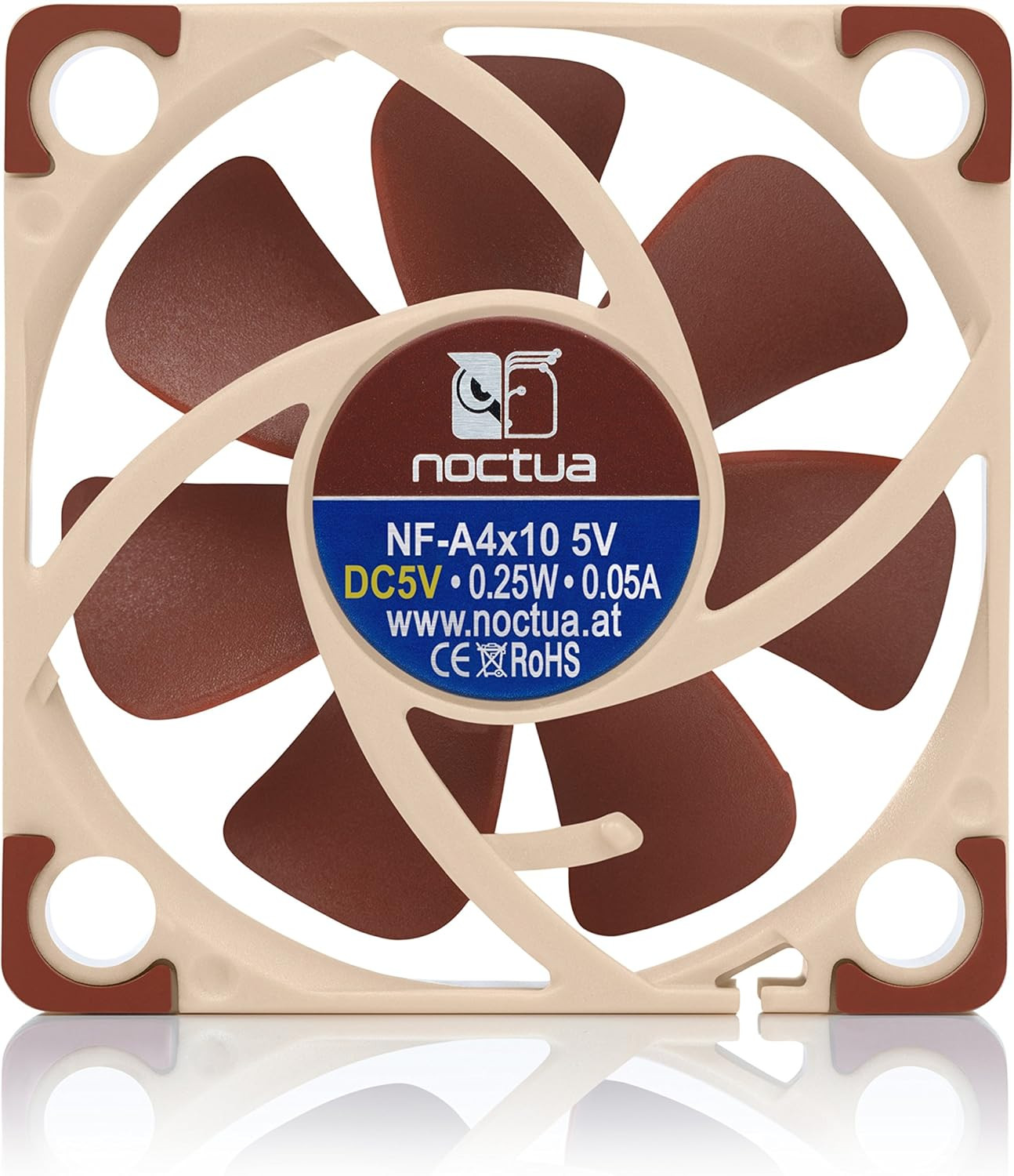 Nf-A4X10 5V, Premium Quiet Fan, 3-Pin, 5V Version (40X10Mm, Brown)